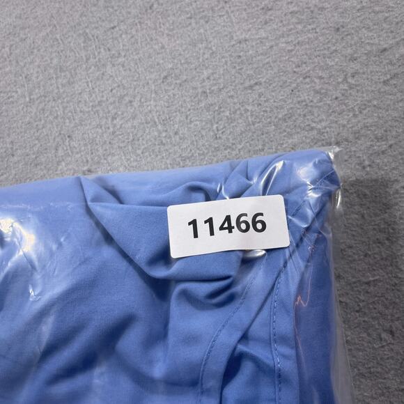 Landau‎ Scrubs Long Sleeve 4 Pocket Blue Button Up 5XL Medical Hospital NWT - Picture 7 of 7